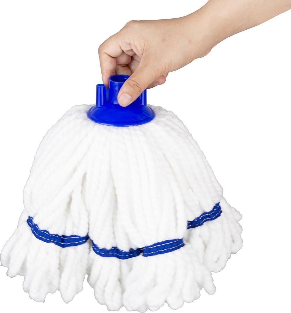  Jantex T&ecirc;te serpilli&egrave;re en microfibre bande bleue 150g 