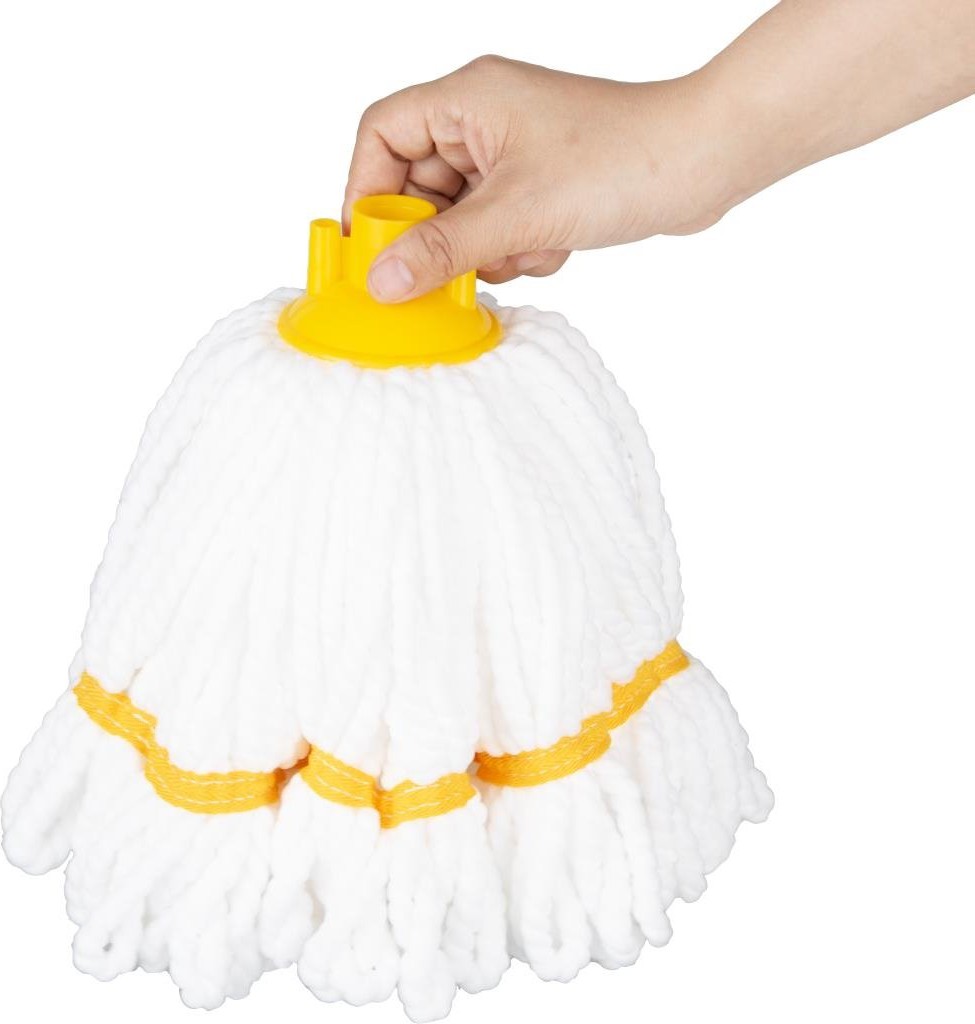  Jantex T&ecirc;te serpilli&egrave;re en microfibre bande jaune 150g 