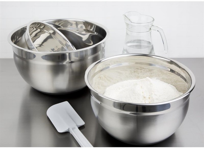  Vogue Bassine acier inoxydable fond silicone 3L 