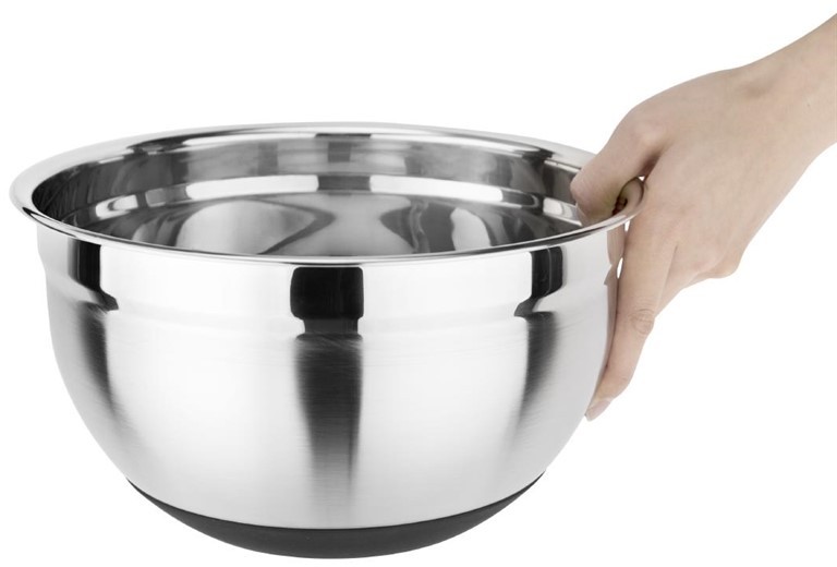  Vogue Bassine acier inoxydable fond silicone 5L 