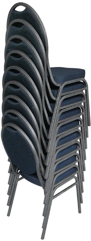  Bolero Chaises de banquet dossier ovale Bolero 
