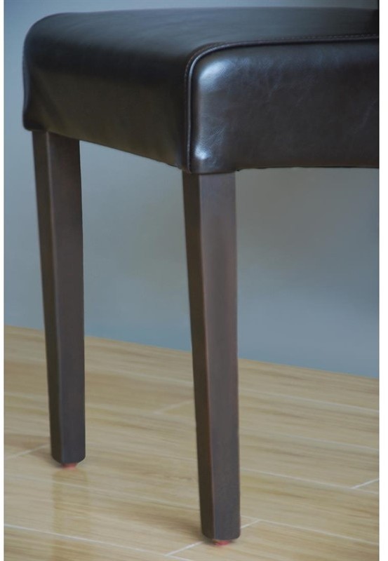  Bolero Chaises en simili cuir &agrave; dossier incurv&eacute; noires 