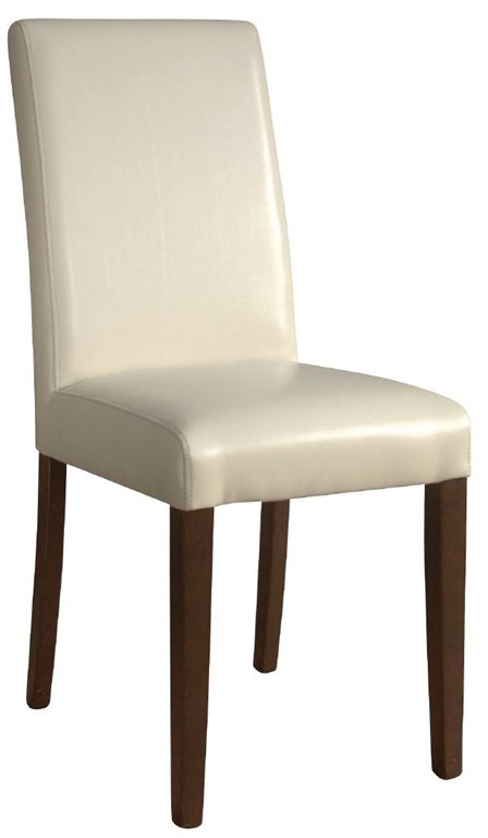  Bolero Chaises en simili cuir cr&egrave;me 