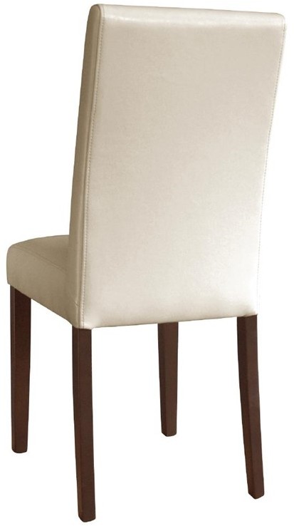  Bolero Chaises en simili cuir cr&egrave;me 