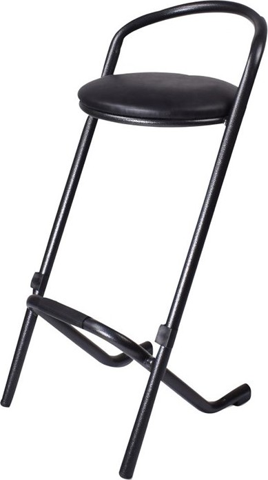  Gastronoble Tabourets hauts d'int&eacute;rieur empilables Utrecht gris (lot de 2) 