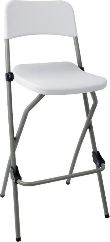  Bolero Tabourets hauts pliants (lot de 2) 