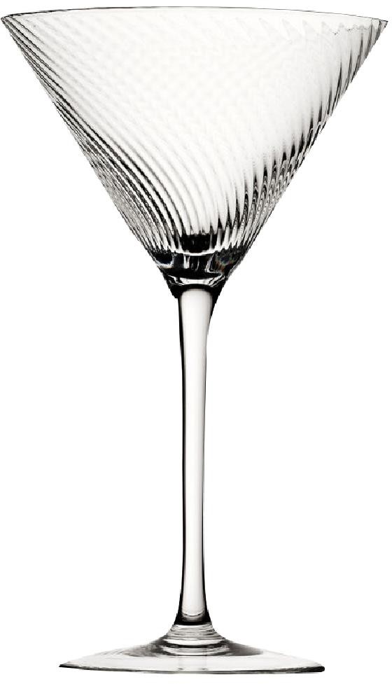  Utopia Verres &agrave; martini Twisted Hayworth 300 ml (lot de 6) 
