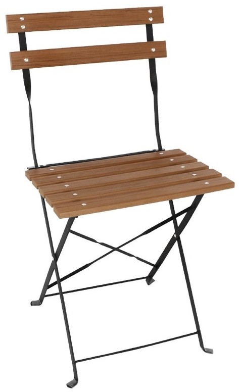  Bolero Chaises bistro en imitation bois Bolero 
