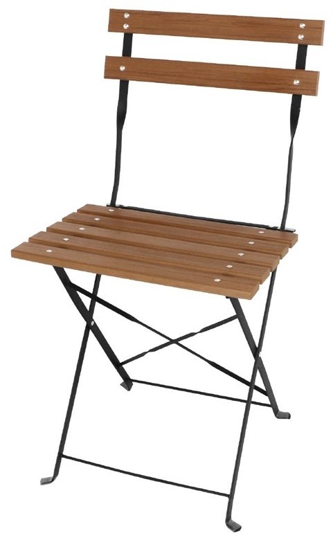  Bolero Chaises bistro en imitation bois Bolero 