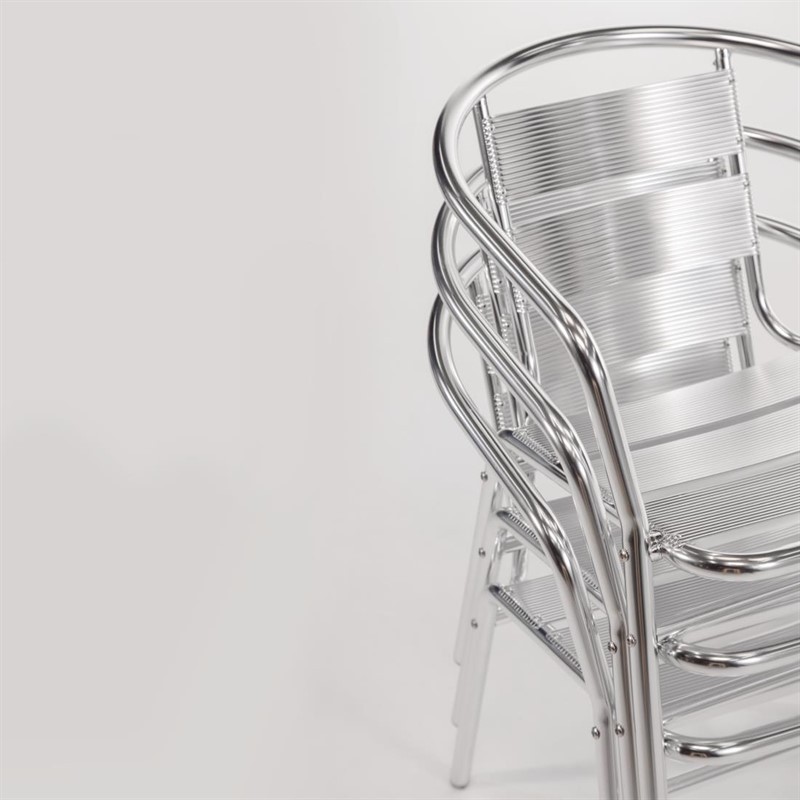  Bolero Fauteuils empilables en aluminium Bolero 