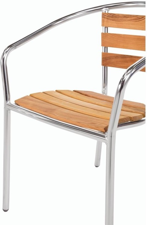  Bolero Fauteuils en fr&ecirc;ne et aluminium 730mm 
