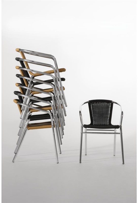  Bolero Fauteuils en rotin et aluminium empilables Bolero 