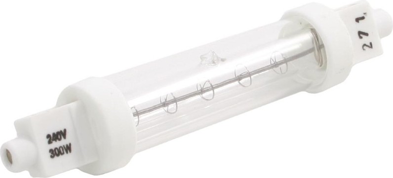  Gastronoble Ampoule quartz 300W infrarouges &agrave; double enveloppe 118mm 