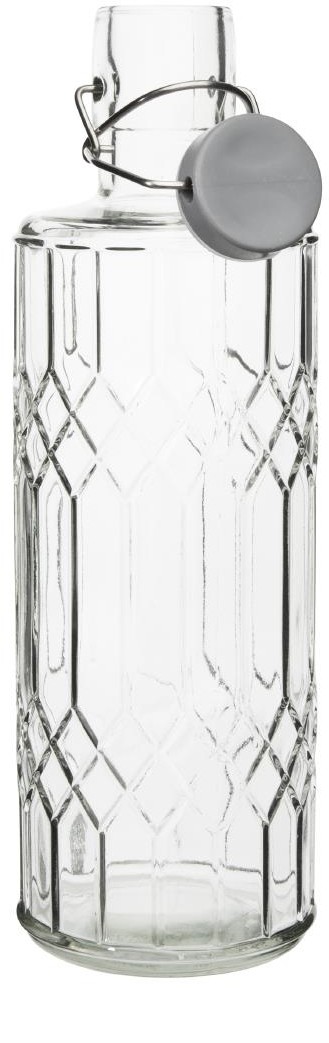  Olympia Bouteilles d'eau en verre avec bouchon Geo 1L (lot de 6) 