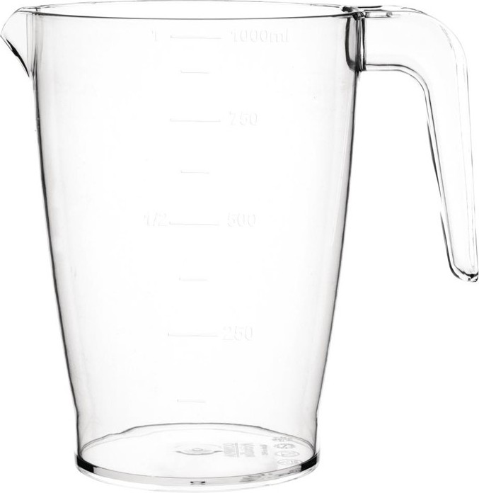  Olympia Pichet empilable en polycarbonate Kristallon 1L 