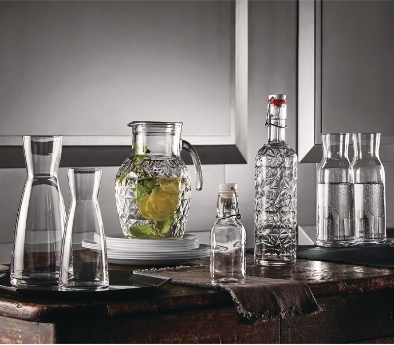  Luigi Bormioli Carafes transparentes Bormioli Ypsilon 1L 