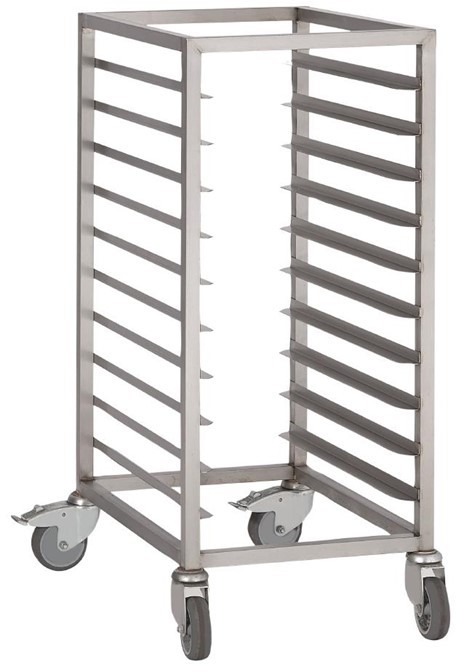  Gastro M Chariot &agrave; glissi&egrave;res inox GN 1/1 10 niveaux 