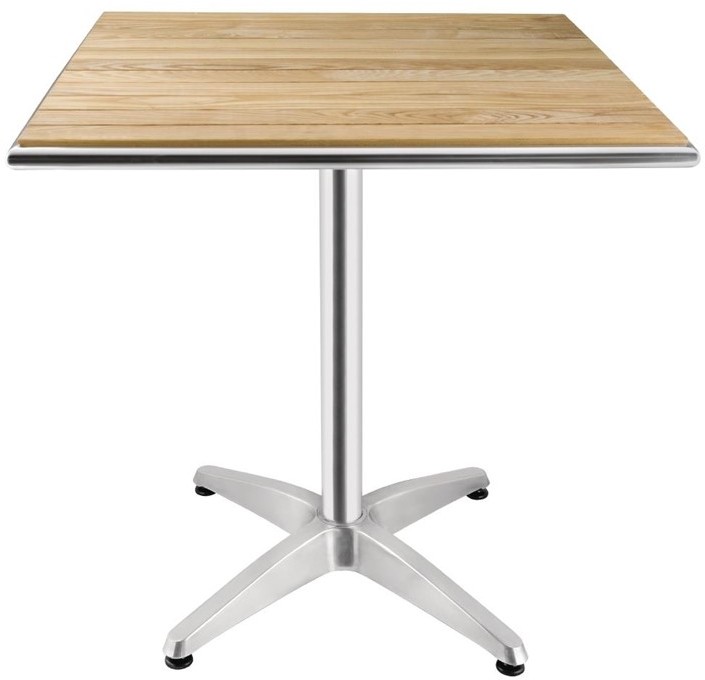  Bolero Table carrée en frêne 700mm 