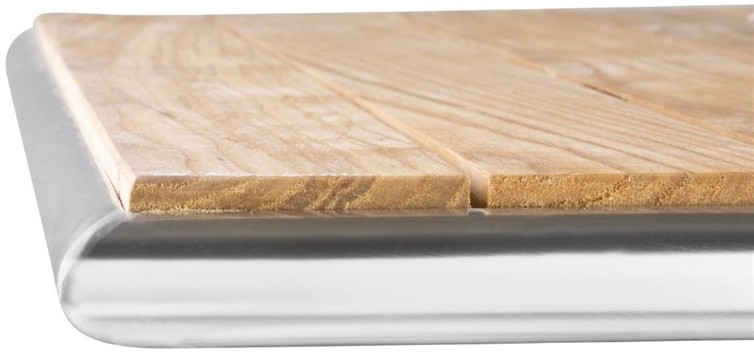  Bolero Table carr&eacute;e en fr&ecirc;ne 700mm 