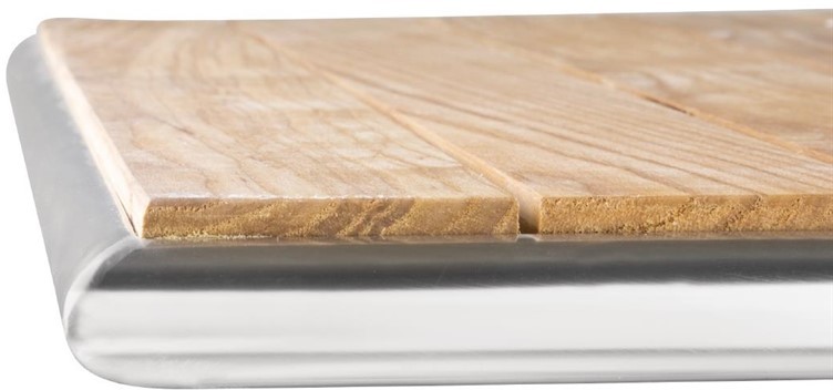  Bolero Table carr&eacute;e en fr&ecirc;ne 600mm 