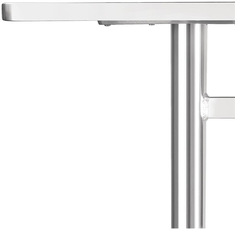  Bolero Table rectangulaire à deux pieds 600mm 