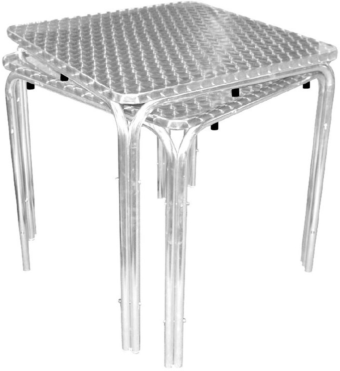  Bolero Table carr&eacute;e empilable 700mm 