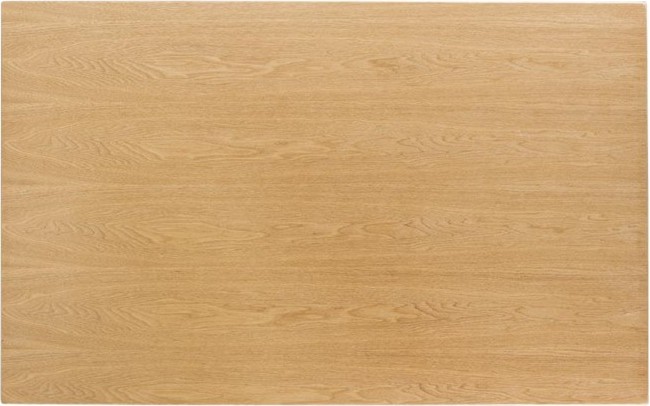  Bolero Plateau de table rectangulaire pré-percé coloris frêne naturel 700 x 1100mm 