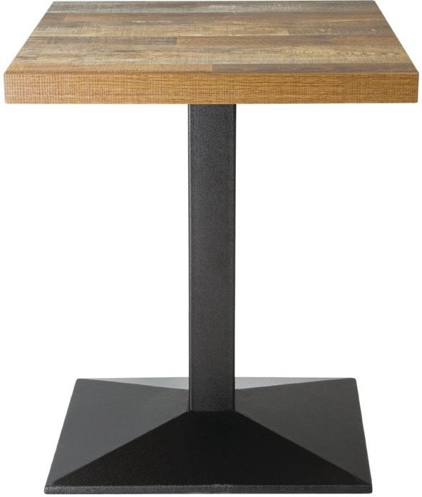  Bolero Plateau de table carr&eacute; effet bois vieilli - 70 cm 