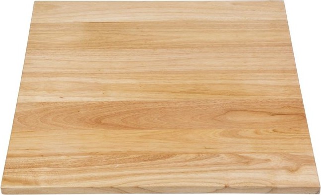  Bolero Plateau de table carr&eacute; pr&eacute;-perc&eacute; coloris bois naturel 700mm 