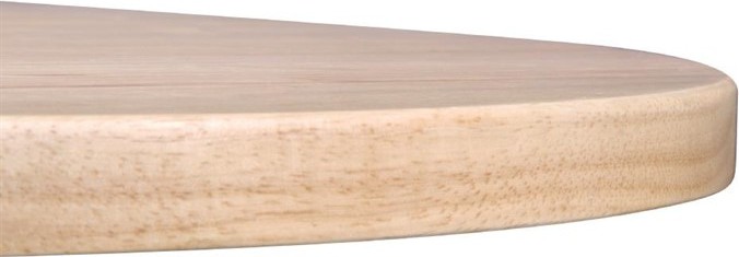  Bolero Plateau de table rond pré-percé coloris bois naturel 600mm 