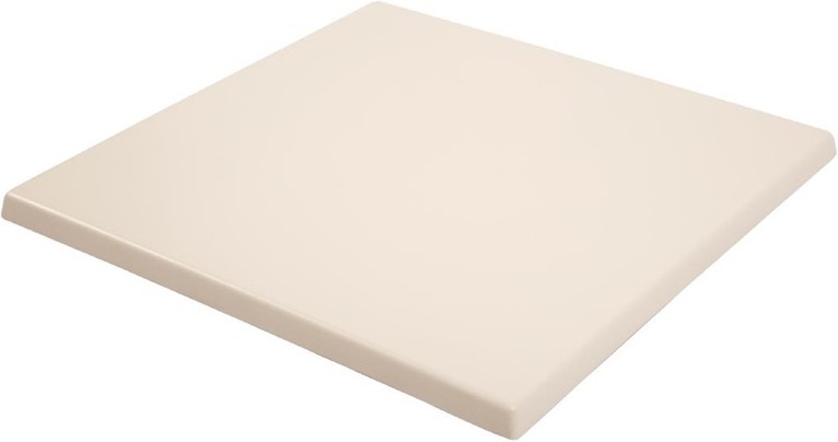  Bolero Plateau de table carr&eacute; blanc 700mm 