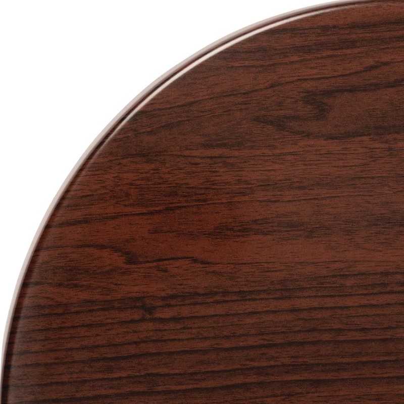  Bolero Plateau de table rond 600mm marron fonc&eacute; 