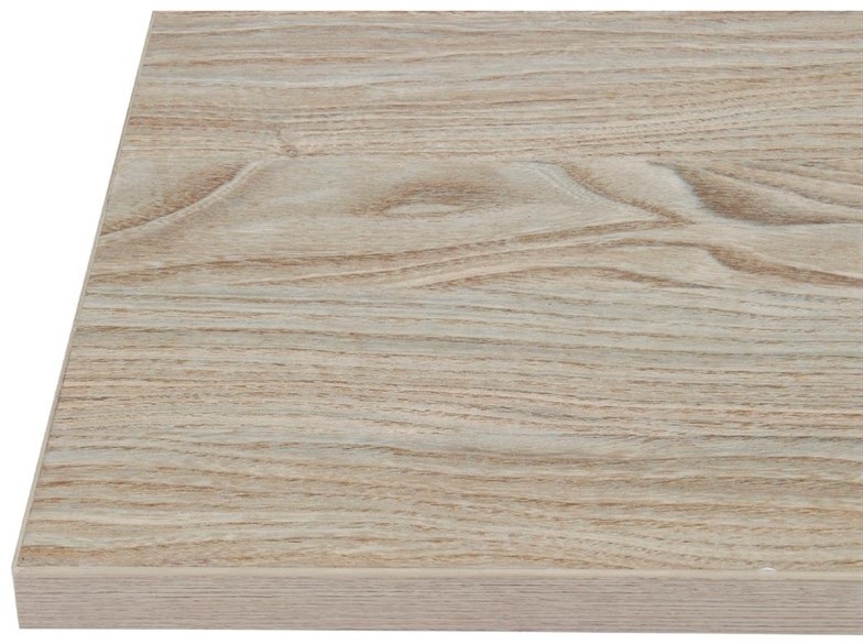  Bolero Plateau de table carré 600mm effet bois clair 