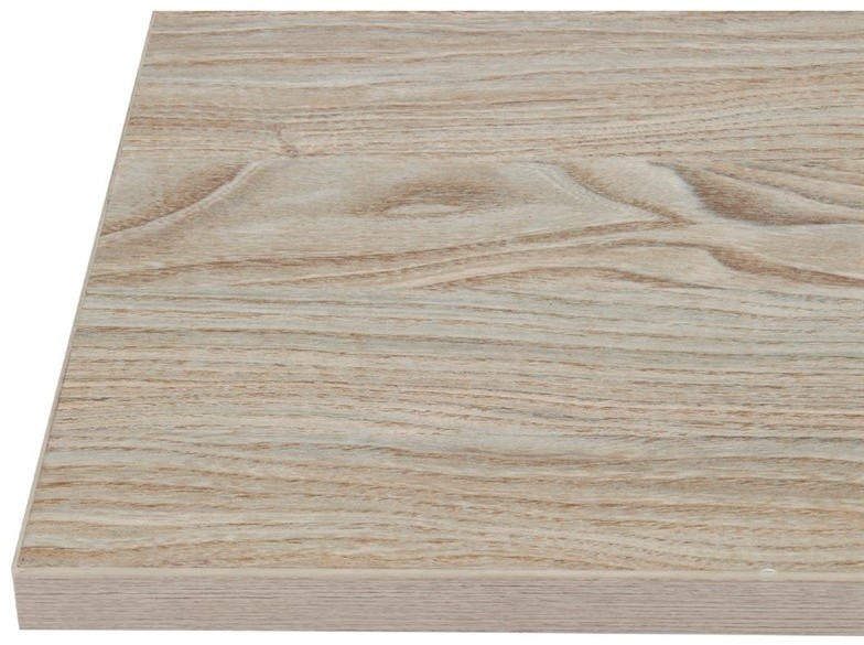  Bolero Plateau de table carr&eacute; 700mm effet bois clair 