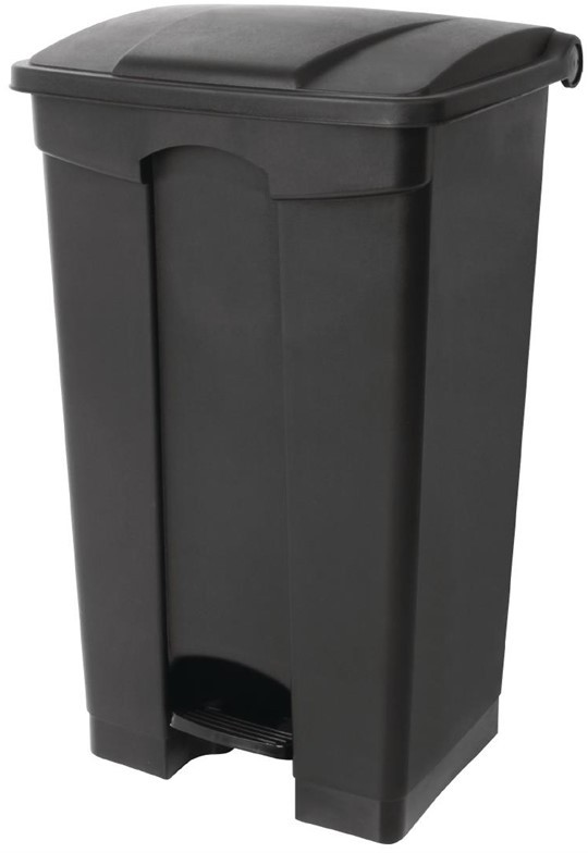  Jantex Poubelle de cuisine &agrave; p&eacute;dale noire 45L 