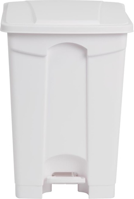  Jantex Poubelle de cuisine &agrave; p&eacute;dale blanche 45L 