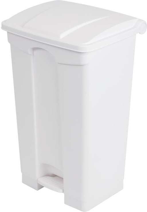  Jantex Poubelle de cuisine &agrave; p&eacute;dale blanche 87L 