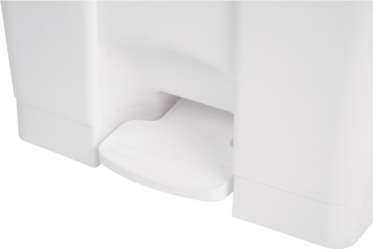  Jantex Poubelle de cuisine &agrave; p&eacute;dale blanche 87L 