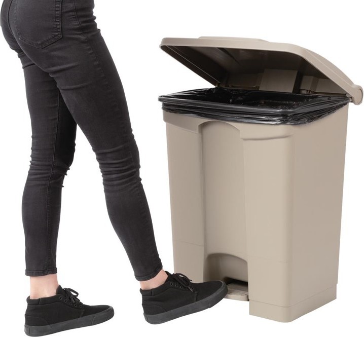  Jantex Poubelle &agrave; p&eacute;dale 65L 