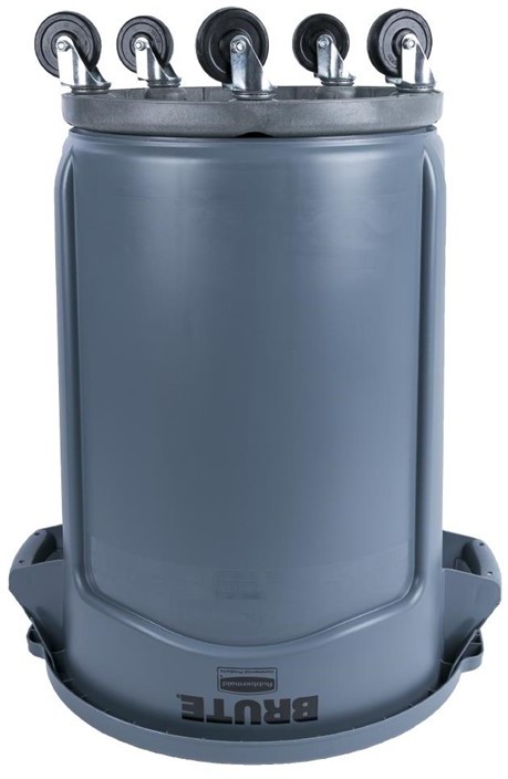  Rubbermaid Collecteur Brute gris 121,1L 