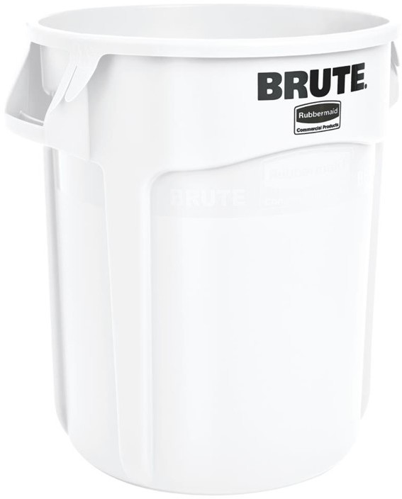  Rubbermaid Collecteur Brute blanc 76L 