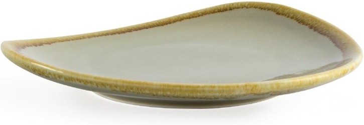  Olympia Assiette triangulaire couleur mousse Kiln 165mm 