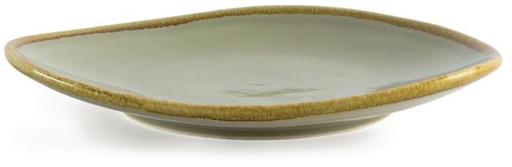  Olympia Assiette triangulaire couleur mousse Kiln 280mm 