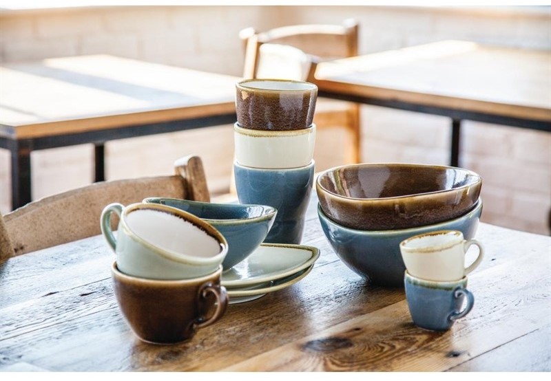 Olympia Tasse couleur oc&eacute;an Kiln 230ml 