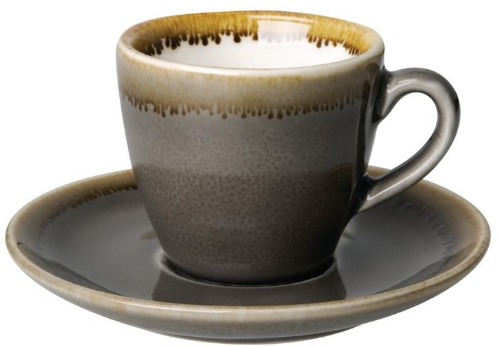  Olympia Tasse &agrave; espresso Kiln grise 85ml 