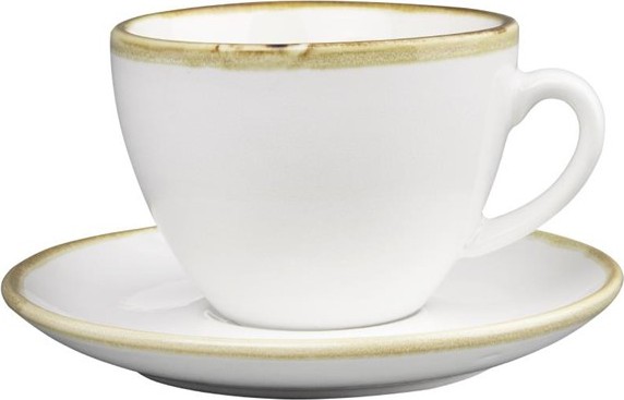  Olympia Soucoupes couleur craie pour tasses &agrave; espresso Kiln 140mm (lot de 6) 