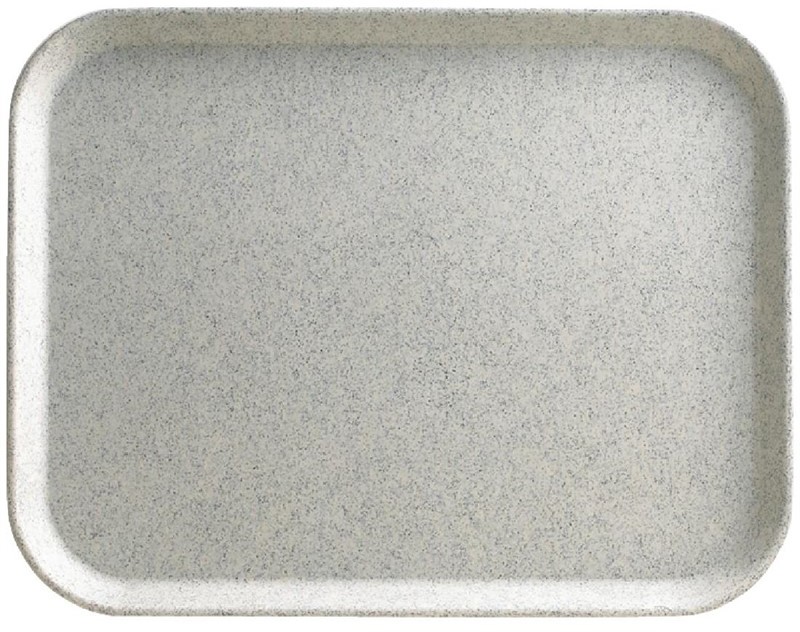  Cambro Plateau en polyester Versalite gris mouchet&eacute; 457mm 