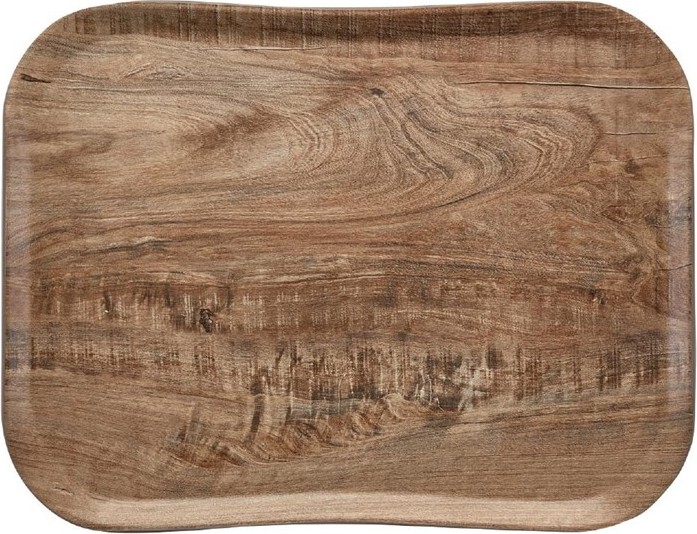  Cambro Plateau polyester Century aspect naturel bois olivier clair 360 x 460mm 
