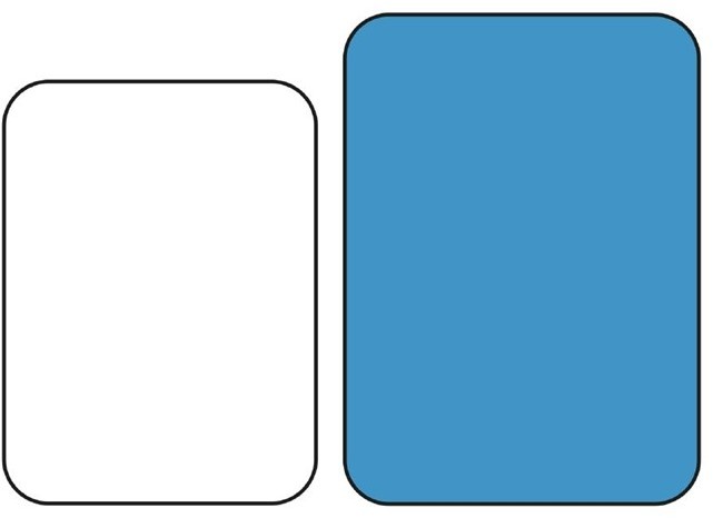  Kristallon Plateau antid&eacute;rapant en plastique rectangulaire 458x356mm 