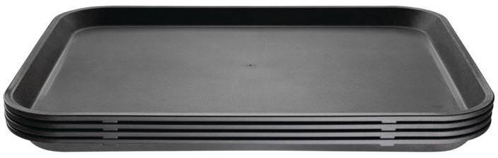  Kristallon Plateau antid&eacute;rapant en plastique rectangulaire 458x356mm 